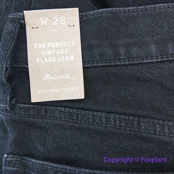 NEW Madewell The Perfect Vintage Flare Jean in Sherborn Wash, 28 - Picture 12 of 16